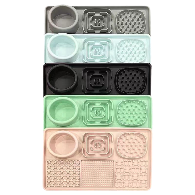 Silicone Pet Slow Feeder Mat with Suction Cups